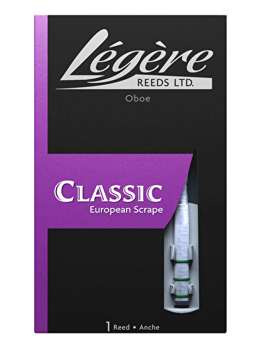 Legere Synthetic Oboe Reed European Scrape Strength Medium Soft