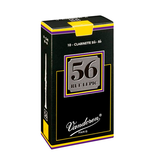 2箱　Vandoren 56 Rue Lepic クラリネットリード 2.5 Vandoren 56 Rue Lepic Bb Clarinet Reed