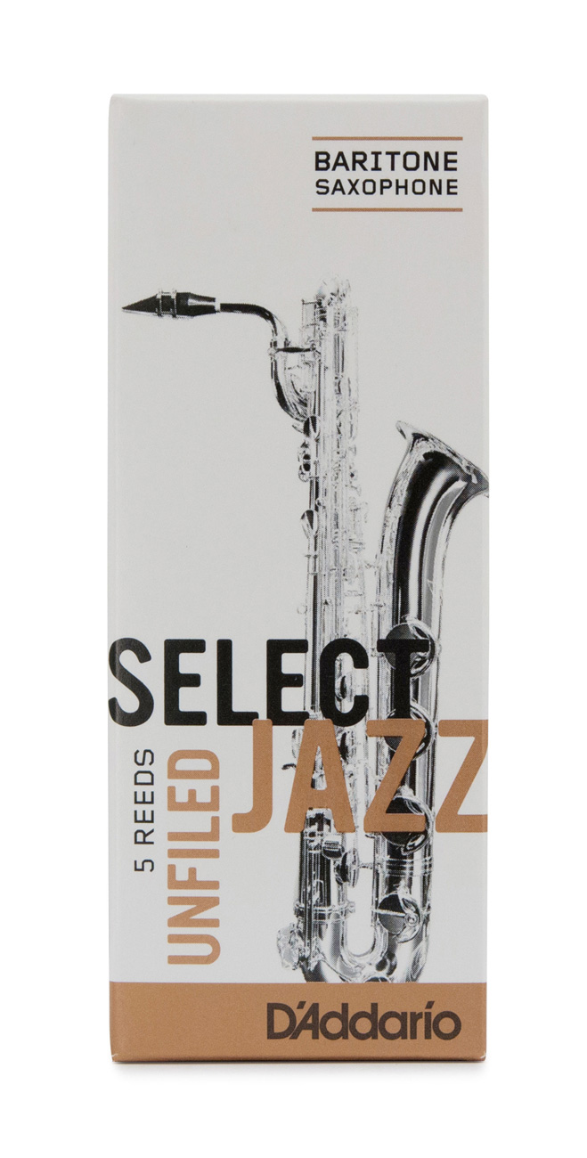 Select Jazz Baritone Saxophone Reeds Unfiled