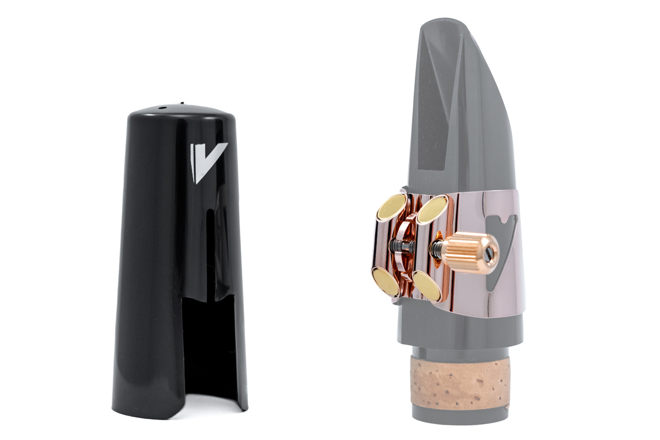 Vandoren Optimum Bb Ligature with Plastic Cap LC01PGP Pink