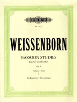 Weissenborn Bassoon Studies Op8 Book 1 Beginners