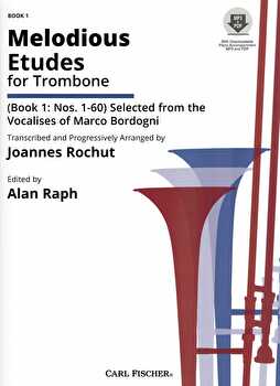 Melodious Etudes For Trombone Book 1 Rochut + Cd
