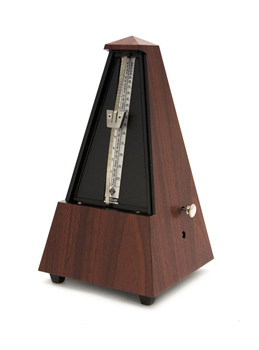 Wittner Metronome - Plastic Pyramid - Mahogany Finish