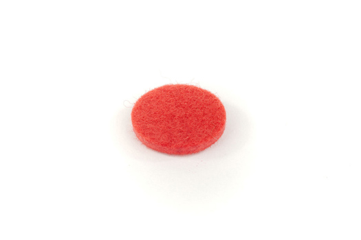 Felt Disc - Red - 16.0mmx2mm