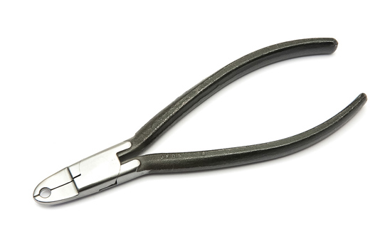 Narrow Jaw Swedging Pliers - 3.2mm with Larger Hole