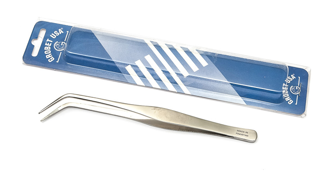 Tweezers - Extra Long Curved Point