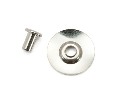 Convex Disc & Rivet - 24mm - Pack of 25