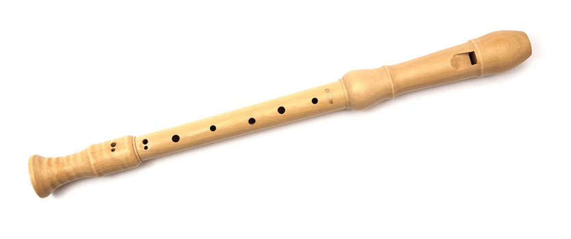 Schneider Treble Wooden Recorder - Lacquered Maple