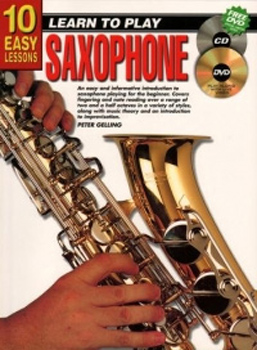 10 Easy Lessons Saxophone Book + Cd & Dvd