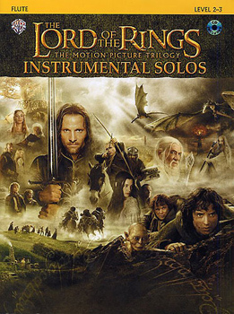 Lord Of The Rings Trilogy Solos Flute Book & Cd