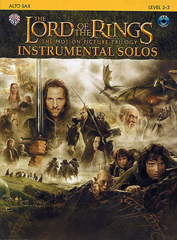 Lord Of The Rings Trilogy Solos Alto Sax Book & Cd