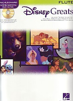 Disney Greats Flute Book & Cd