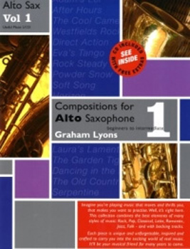 Compositions For Alto Sax Vol 1 Lyons Book & Cd