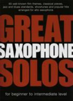 Great Saxophone Solos Alto Saxophone