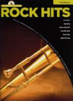 Rock Hits Instrumental Playalong Trombone Bk & Cd