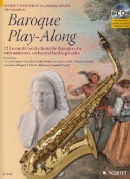 Baroque Play Along Alto Sax Book/Cd