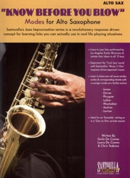 Know Before You Blow Modes for Alto Sax + Cd