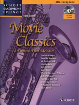 Movie Classics Alto Book & Cd Saxophone Lounge