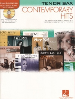 Contemporary Hits Instrumental Playalong Tenor Sax