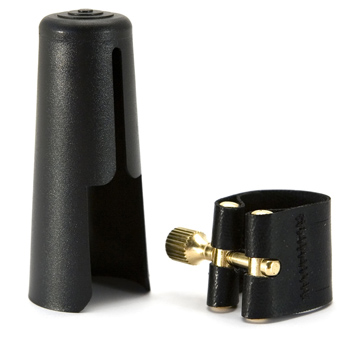 Rovner 1RVS Soprano Sax Ligature and Cap - Dark