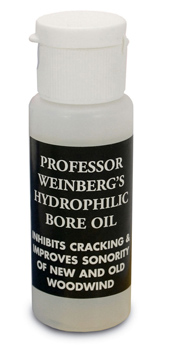 Clarinet and Woodwind Bore Oil by Professor Weinberg