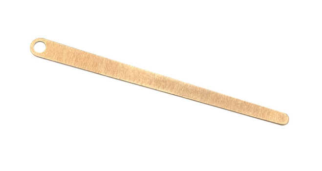 Flat Spring - Bronze - 35.0mm long x 0.20mm thick