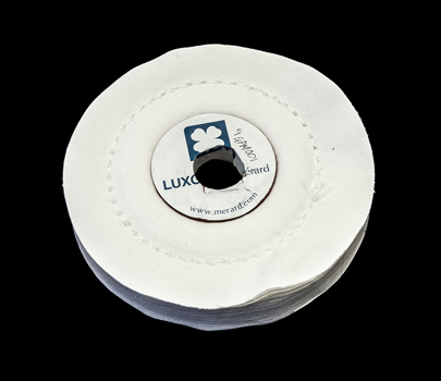 Polishing Mop 6 x 1 inch Leather Centre TPA Stitched