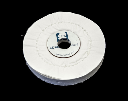 Polishing Mop 6 x 1 inch Leather Centre TBPC Stitched