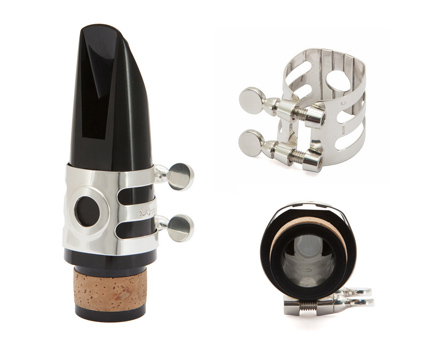 Wood Stone Original Alto Clarinet Ligature - Solid Silver