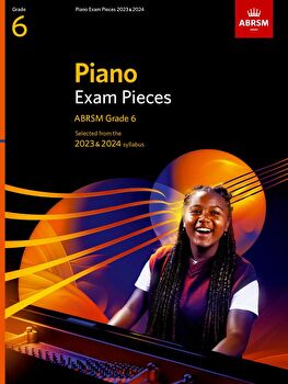 Piano Exam 2023-2024 Grade 6 Book Only Abrsm