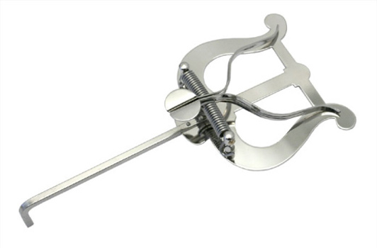 Lyre - Bent Stem - Large head - Nickel Plated