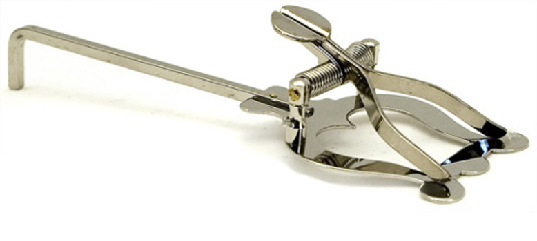 Cornet Lyre - Twin Arm Small Head Curved Stem - Nickel Plated