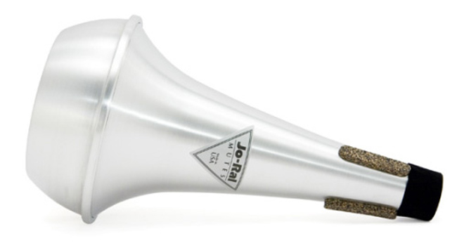 Jo-Ral Bass Trombone Mute - Straight 4A - Aluminium