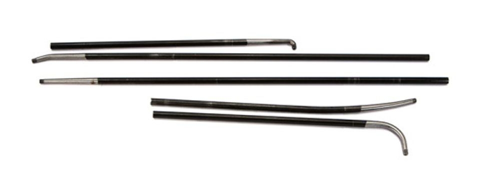 Set of 5 Knuckle Dent Rods - Straight Ended