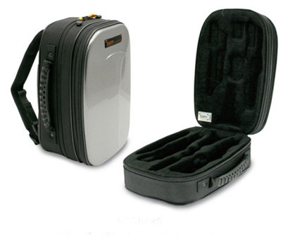 BAM New Trekking Bb Clarinet Case - Silver Carbon