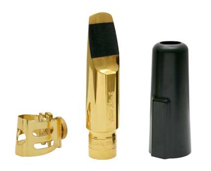 Otto Link Tenor Sax Mouthpiece Gold Plated with Lig and Cap