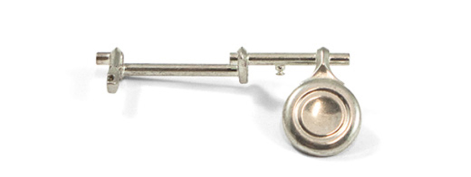 Key - Low C - Buffet 861/861E Flute - Nickel Plate