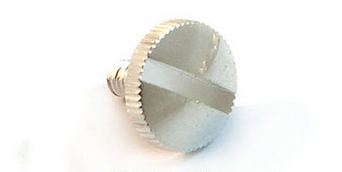 Screw - Adjustable thumbrest - Silverplate