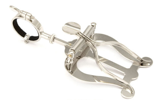 Eb Clarinet Lyre - End Fit in Nickel Plate