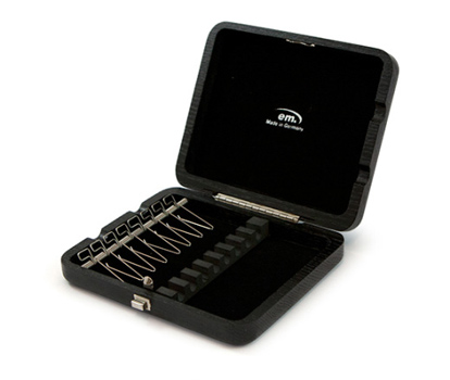 Wooden Oboe Reed Case 8 Reed Capacity - Black