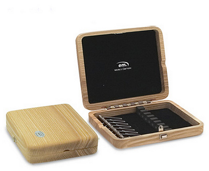 Wooden Oboe Reed Case 8 Reed Capacity - Natural