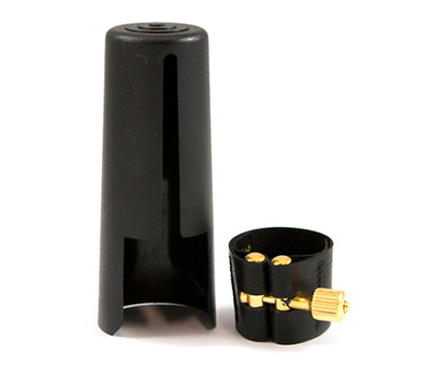 Rovner 3MVL Baritone Sax Ligature and Cap - Dark -