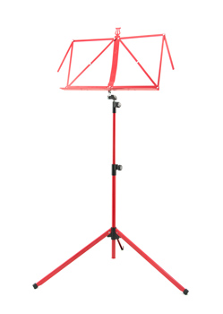 K&M 3 Section Deluxe 100/1 Music Stand - Red