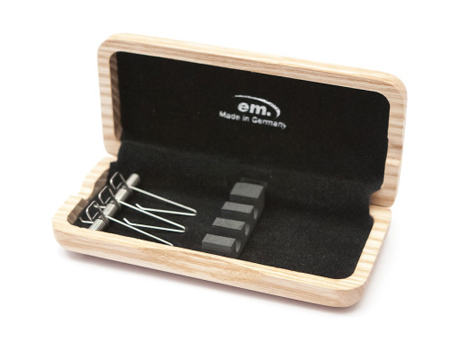 Wooden Oboe Reed Case 3 Reed Capacity - Natural