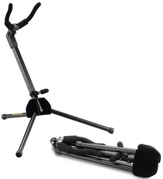 Hercules DS431B TravLite Alto Sax Stand - Store in bell