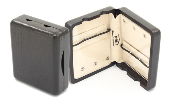 Wooden Bb Clarinet Reed Case 6 Reeds - Black