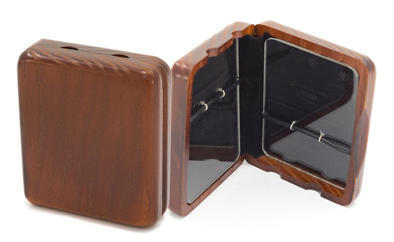 Wooden Bb Clarinet Reed Case 6 Reeds - Mahogany