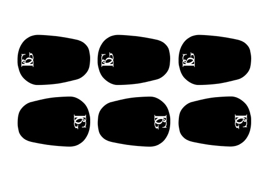 BG A10L Mouthpiece Patch - Black Large Soft 0.8 mm thick