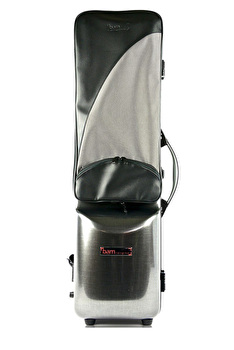 BAM Hightech Bass Clarinet Case to Low C with Double Clarinet Case 3126XLC - Black Carbon