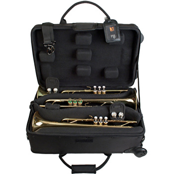 Protec IP301TWL iPAC - Triple Trumpet Case - wheels